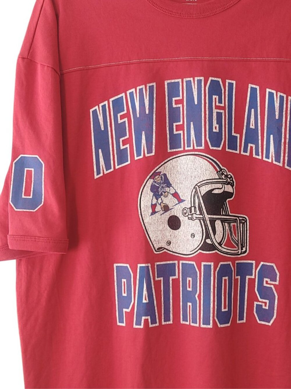NWT ’47 Brand New England Patriots Oversized NFL Football Tee - Size Large - Picture 2 of 3